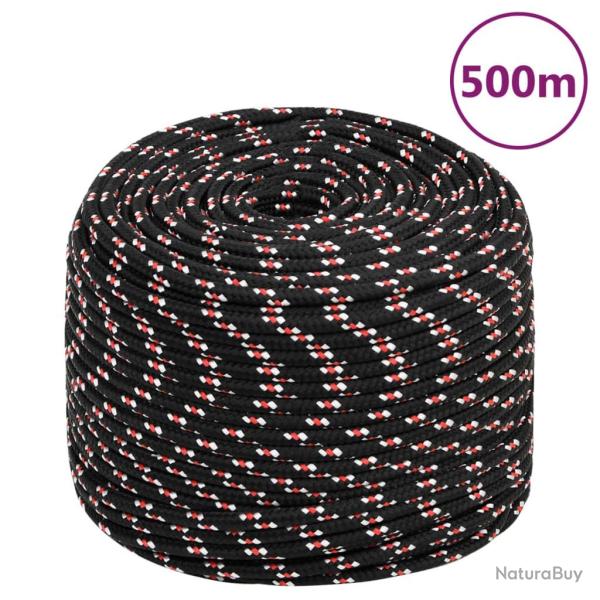 Corde de bateau Noir 10 mm 500 m Polypropylne alsavelo