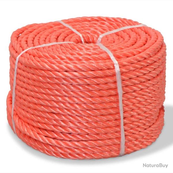Corde torsad�e Polypropyl�ne 10 mm 500 m Orange