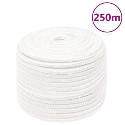 Corde de bateau Blanc complet 14 mm 250 m polypropyl&egrave;ne