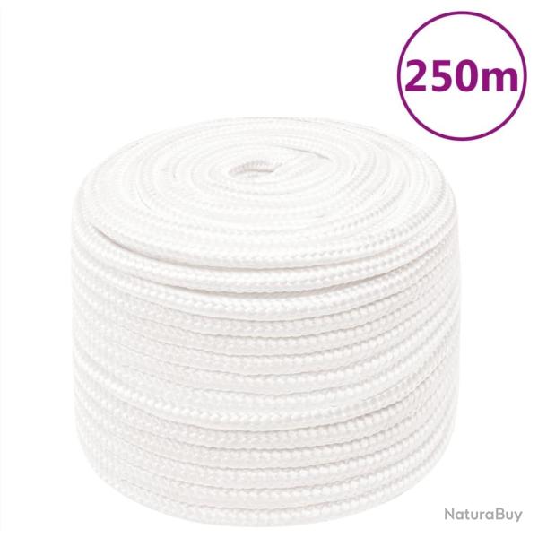 Corde de bateau Blanc complet 14 mm 250 m polypropyl�ne