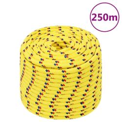 Corde de bateau Jaune 14 mm 250 m Polypropyl&egrave;ne