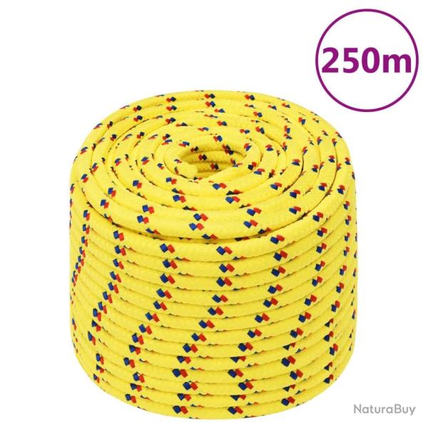 Corde de bateau Jaune 14 mm 250 m Polypropylne alsavelo
