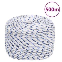 Corde de bateau Blanc 10 mm 500 m Polypropyl&egrave;ne