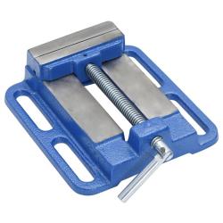 &Eacute;tau pour perceuse &agrave; colonne bleu 100 mm fonte
