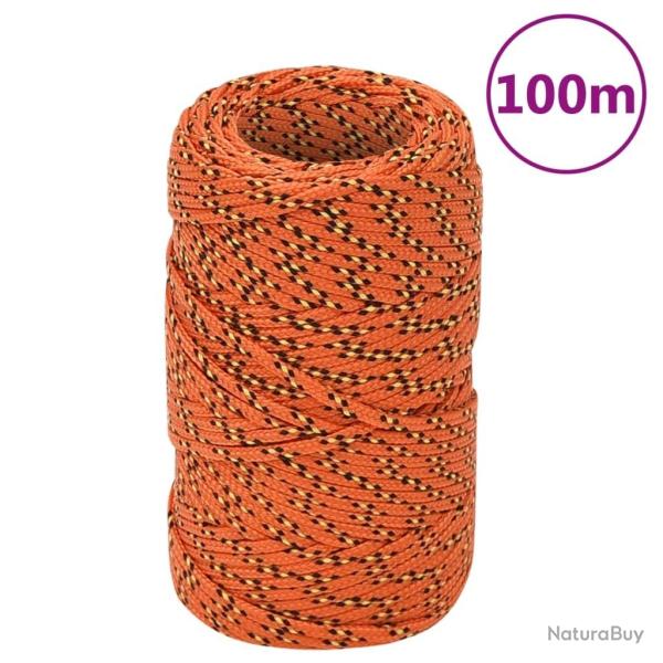 Corde de bateau Orange 2 mm 100 m Polypropyl�ne alsavelo