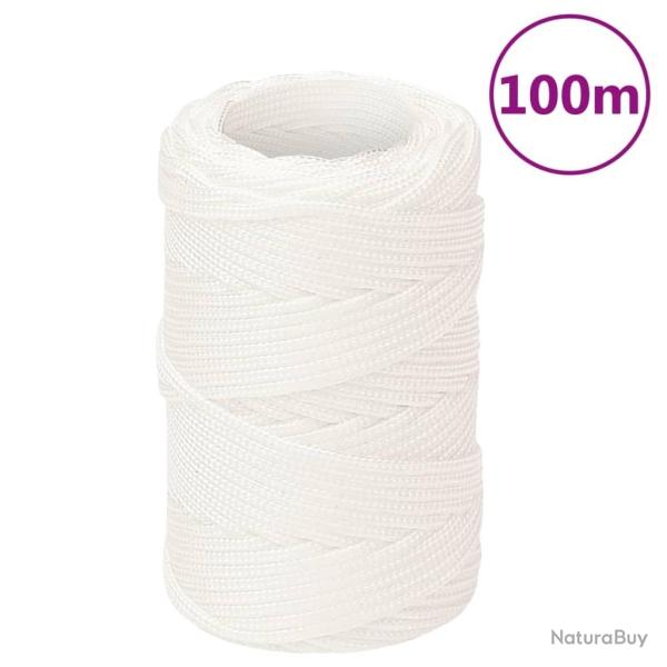 Corde de bateau Blanc complet 2 mm 100 m Polypropyl�ne alsavelo