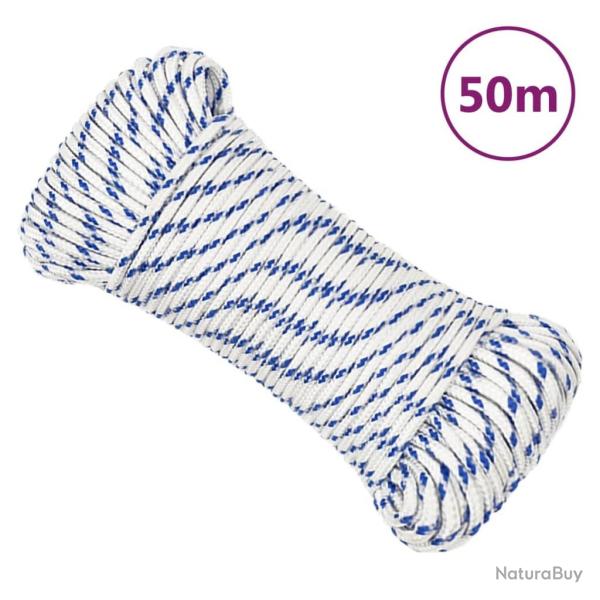 Corde de bateau Blanc 4 mm 50 m Polypropyl�ne