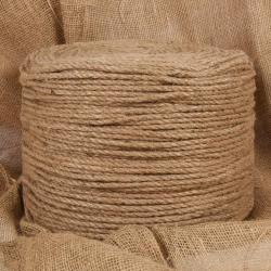 Corde de jute 25 m de long 6 mm d'&eacute;paisseur