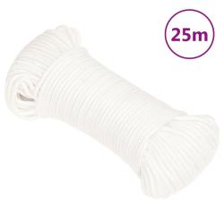 Corde de bateau Blanc complet 5 mm 25 m Polypropyl&egrave;ne