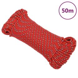 Corde de bateau Rouge 3 mm 50 m Polypropyl&egrave;ne alsavelo
