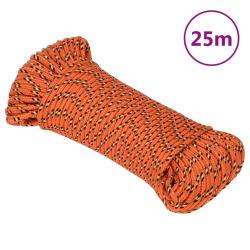Corde de bateau Orange 3 mm 25 m Polypropyl&egrave;ne