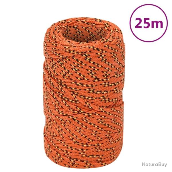 Corde de bateau Orange 2 mm 25 m Polypropyl�ne alsavelo