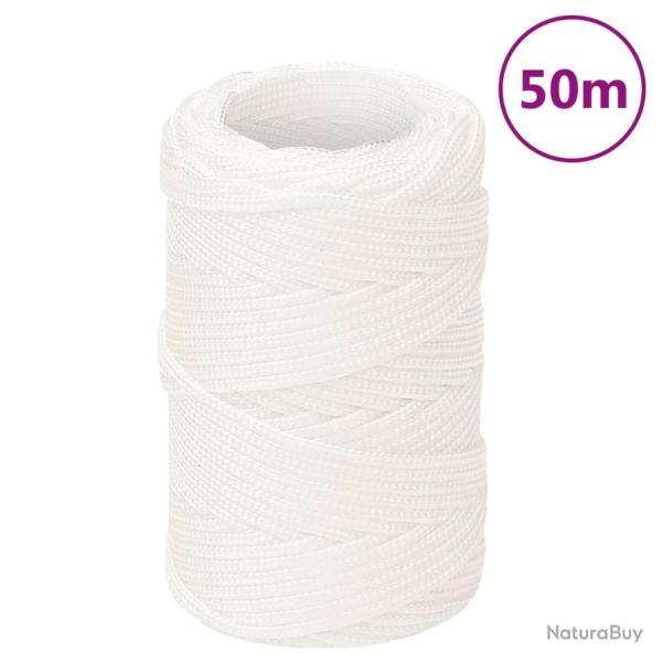 Corde de bateau Blanc complet 2 mm 50 m Polypropyl�ne alsavelo