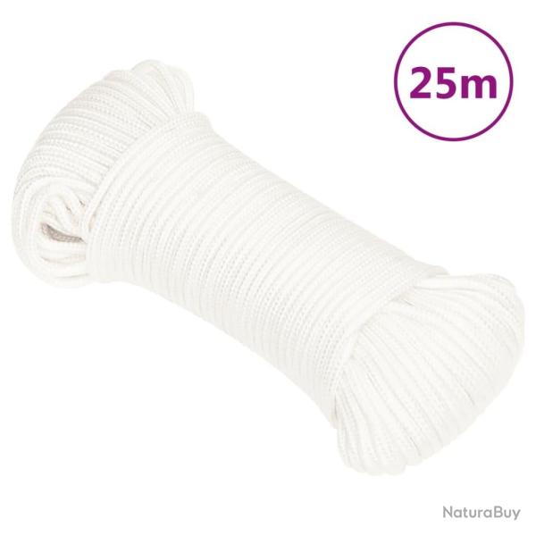 Corde de bateau Blanc complet 4 mm 25 m Polypropyl�ne