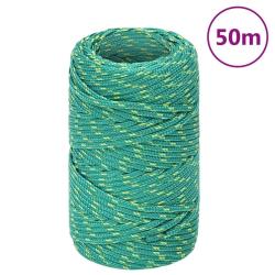 Corde de bateau Vert 2 mm 50 m Polypropyl&egrave;ne