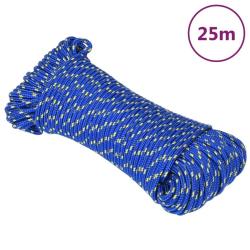 Corde de bateau Bleu 4 mm 25 m Polypropyl&egrave;ne