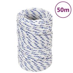Corde de bateau Blanc 2 mm 50 m Polypropyl&egrave;ne