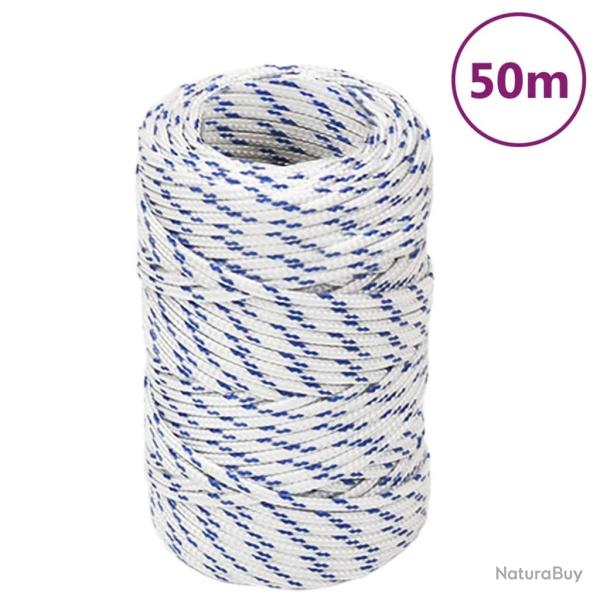 Corde de bateau Blanc 2 mm 50 m Polypropyl�ne