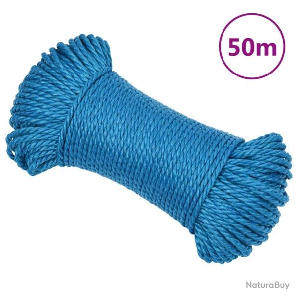 Corde de travail Bleu 6 mm 50 m Polypropyl�ne