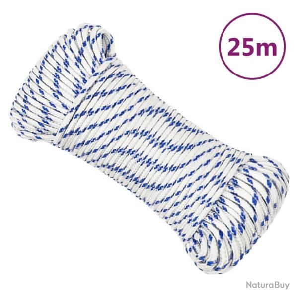 Corde de bateau Blanc 5 mm 25 m Polypropyl�ne