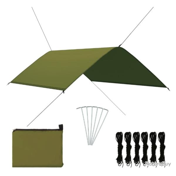 B�che d'ext�rieur verte 3 x 2 m - Protection camping, jardin et loisirs