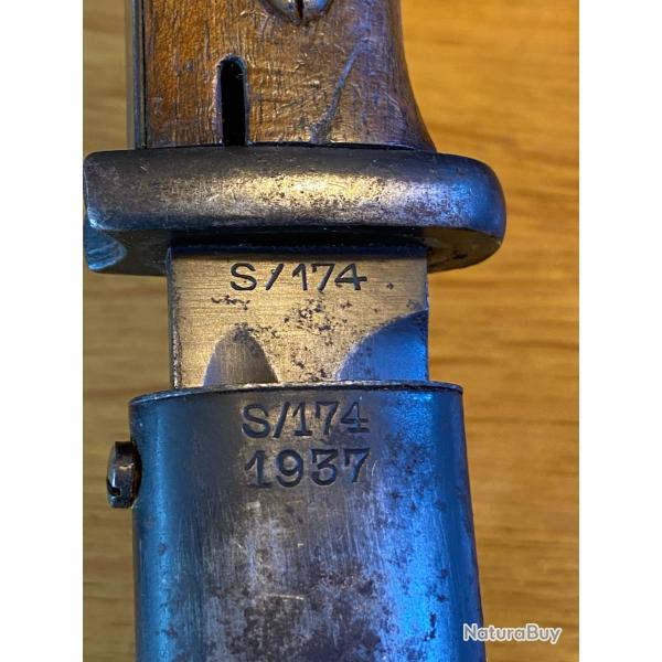 Ba�onnette 84/98 3e type monomatricule