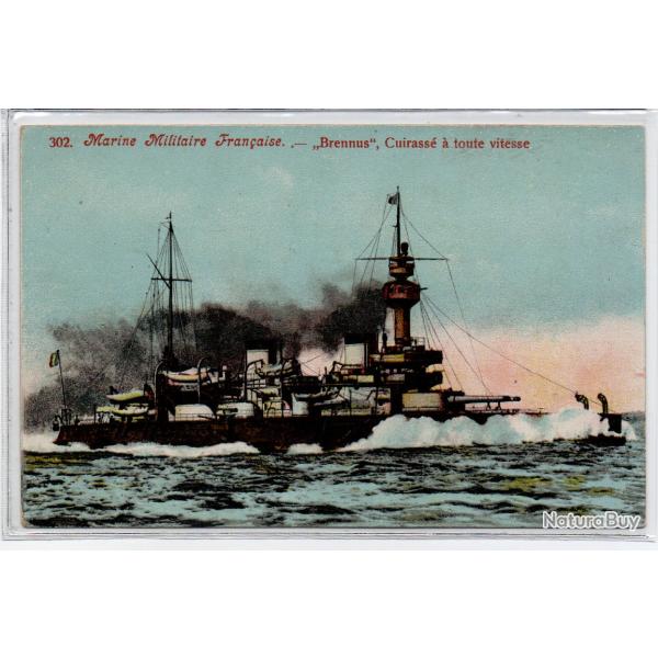 CPA - Marine Militaire Fran�aise - "BRENNUS" Cuirass� � toute vitesse -N�1280