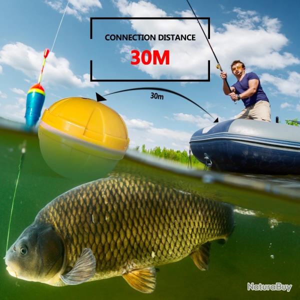 Dtecteur de poisson  distance sans fil portable 36m