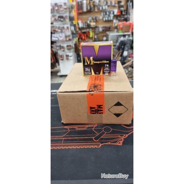 250 cartouches Ball trap Mary arme MB comp�tition piston en 7 3/4