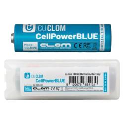 Batterie rechargeable Cellpower 2600mAh bleue 18650 ICU