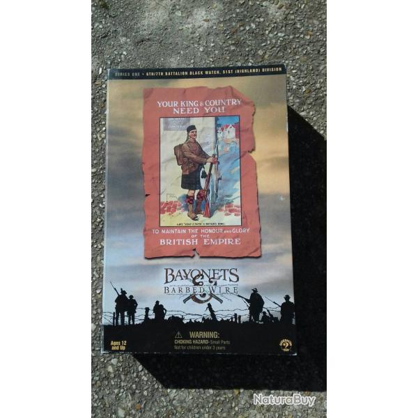 Figurine 1/6 �me Battalion Black Watch WW1 Bayonets and Barberd Wire - Sideshow