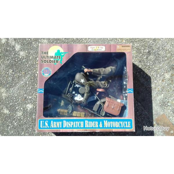 US Army Rider Motorcycle avec Figurine  1/6 eme - The Ultimate Soldier