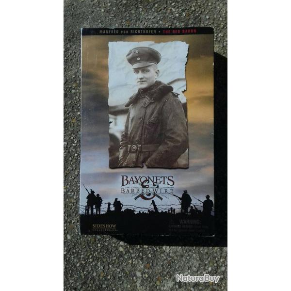 Figurine 1/6 eme The Red Baron Manfred von Richthofen WW1 - Sideshow - Bayonets and Barberd Wire