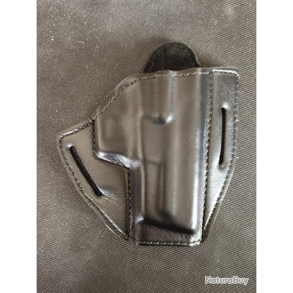 HOLSTER SAFARILAND PANCAKE SIG PRO (2022) CUIR NOIR DROITIER