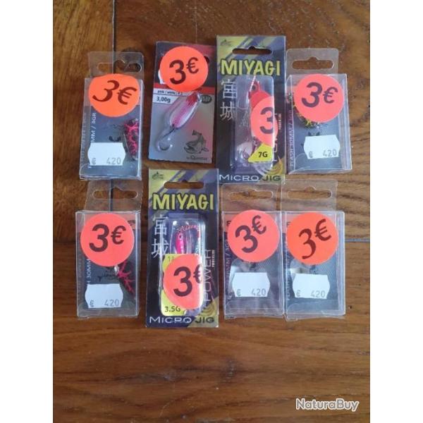 Lot de 8 cuillres pour la pche neuf