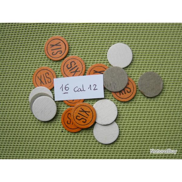 16 cartons  num�rot�s  cal  12  No  6  ou  neutre