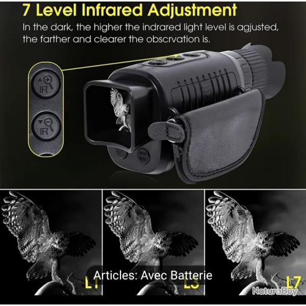 Syst�me de vision nocturne et diurne 2,5 k