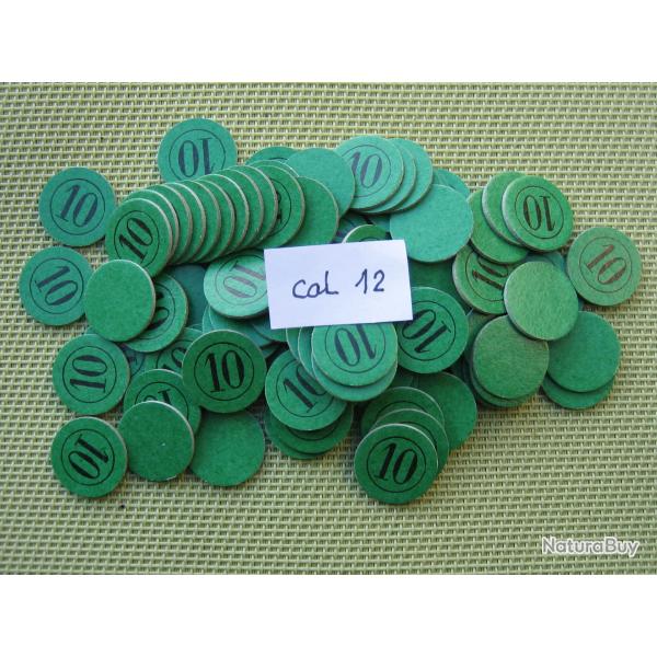 100 cartons  num�rot�s  cal  12  No  10  ou  neutre