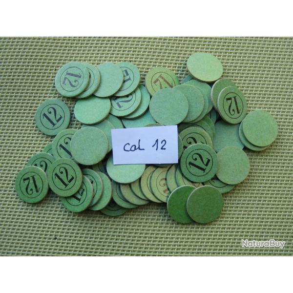 100 cartons  num�rot�s  cal  12  No  12  ou  neutre