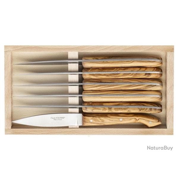 COFFRET 6 COUTEAUX STEAK DOZORME LE CAPUCIN OLIVIER