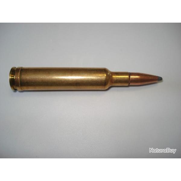 une cartouche de 7mm weatherby magnum pour collection ogive demi blind�e