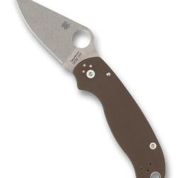 Spyderco Para 3 Brown G-10 - CPM 15V Sprint Run &Eacute;dition Limit&eacute;e