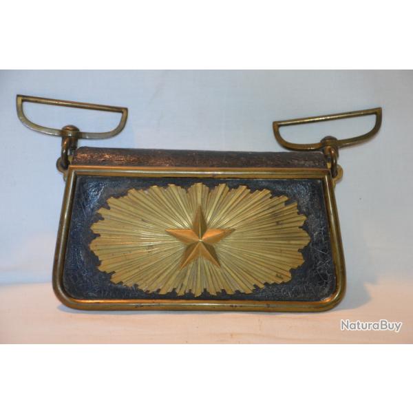 COFFRET GIBERNE OFFICIER TRAIN DES EQUIPAGES Mle 1872-CAVALERIE 3� REPUBLIQUE-GUERRE 1914/1918