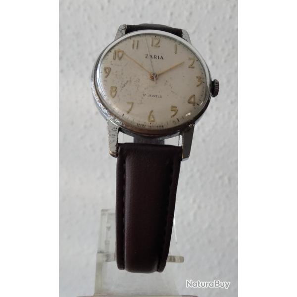 ZARIA MONTRE M�CANIQUE ANCIENNE 17 RUBIS URSS CCCP