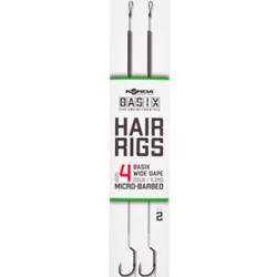 KORDA BASIX BAS DE LIGNE HAIR RIGS WIDE GAPE BARBED 4 25lb