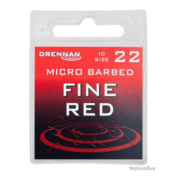 DRENNAN HAME�ONS FINE RED BARBED 10PCS DRENNAN 22