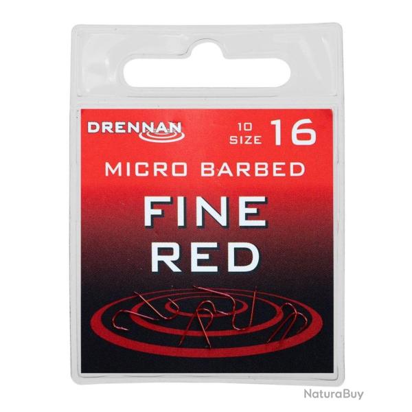 DRENNAN HAME�ONS FINE RED BARBED 10PCS DRENNAN 16