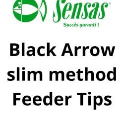SENSAS SCION FEEDER BLACK ARROW SLIM METHOD SENSAS 1 oz