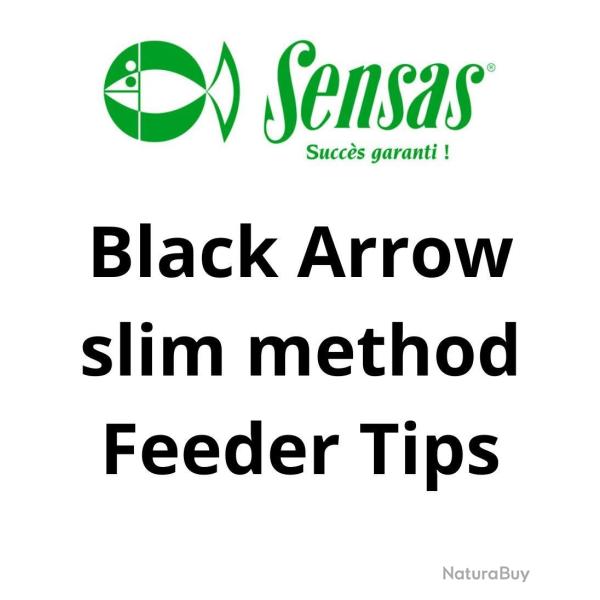 SENSAS SCION FEEDER BLACK ARROW SLIM METHOD SENSAS 2 oz