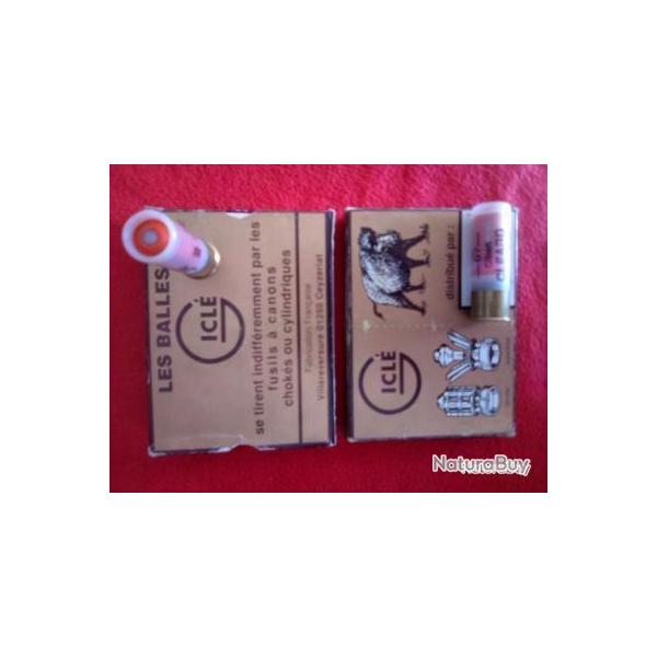 INTROUVABLE balles expansives "GICLE" calibre 16 ( ACHAT MINIMUM DE 2 BOITES DE 10 CARTOUCHES )